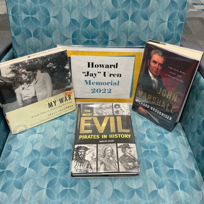 Books in this year's Howard Uren memorial