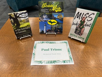 Books in this year's Paul Trione memorial