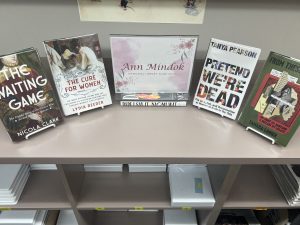 A photo of the 2025 Ann Mindok Memorial Library fund book selections.